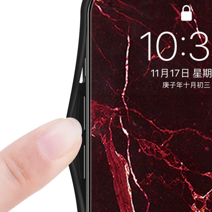 Чехол с рисунком Deexe Gradient Pattern для Xiaomi Redmi Note 17 (4G/5G) - Flying Pigeon: фото 4 из 7