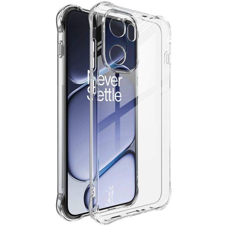 Чохол з посиленими кутами IMAK Airbag MAX Case для OnePlus 15R / Ace 6 / Ace 6T - Transparent: фото 1 з 8
