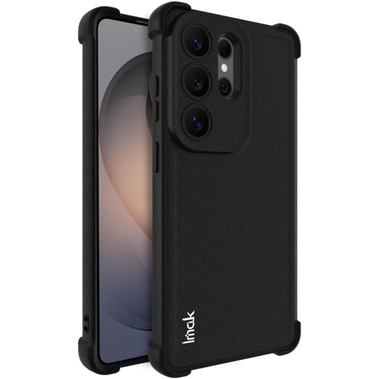 Чехол с усиленными углами IMAK Airbag Sand Case для Samsung Galaxy S26 Ultra (S948) - Matte Black: фото 1 из 9