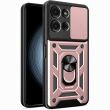 Чехол с защитой камеры Deexe Armor Shield для Motorola Moto G75 - Rose Gold (367852RG)