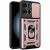 Чохол із захистом камери Deexe Armor Shield для Motorola Moto G75 - Rose Gold: фото 1 з 9
