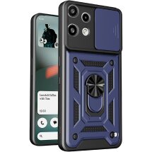 Чохол із захистом камери Deexe Armor Shield для Nothing Phone (3a) Lite - Blue: фото 1 з 9