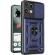 Чохол із захистом камери Deexe Armor Shield для Nothing Phone (3a) Lite - Blue (405427L). Фото 1 з 9