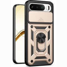 Чохол із захистом камери Deexe Armor Shield для Realme 16 - Gold: фото 1 з 9