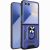 Чехол с защитой камеры Deexe Armor Shield для Samsung Galaxy Flip 8 - Blue: фото 1 из 10