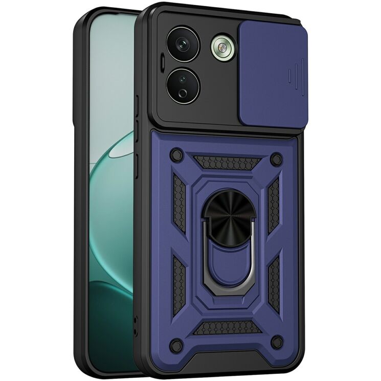 Чехол с защитой камеры Deexe Armor Shield для Xiaomi Redmi Note 17 Pro Max - Blue (430606L) Чехол с защитой камеры Deexe Armor Shield для Xiaomi Redmi Note 17 Pro Max - Blue: фото 1 из 9