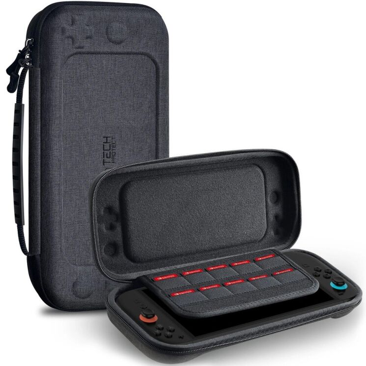Чехол Tech-Protect Hardpouch для Nintendo Switch 2 - Dark Grey: фото 1 из 5