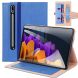 Чехол UniCase Business Style для Samsung Galaxy Tab S7 FE / S7 Plus / S8 Plus (T730/736/800/806/970/975) - Blue (252217L). Фото 1 из 14