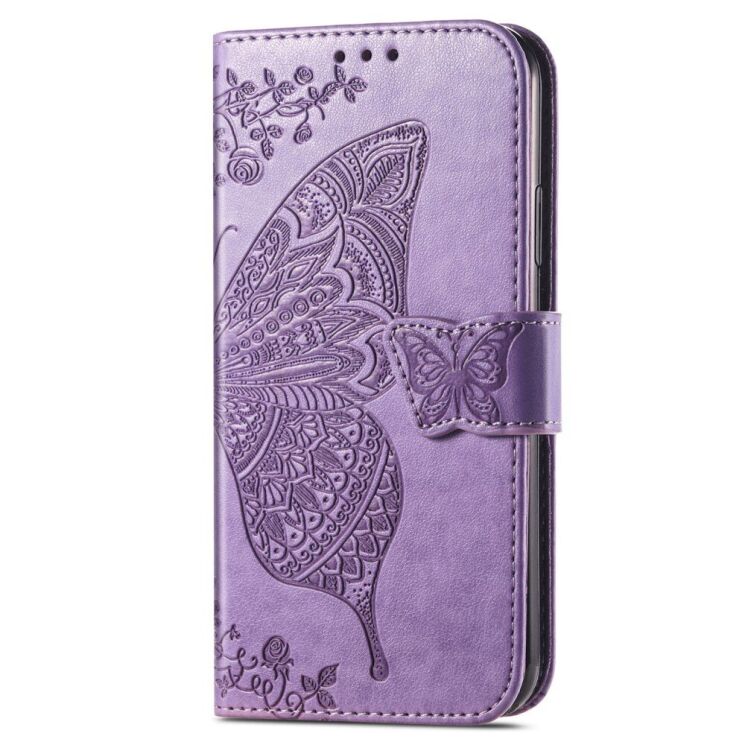 Чехол UniCase Butterfly Pattern для Infinix Hot 30i - Light Purple: фото 6 из 7