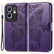Чехол UniCase Butterfly Pattern для Infinix Zero 30 - Dark Purple (345315DV)