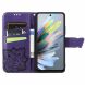 Чехол UniCase Butterfly Pattern для Motorola Moto G35 - Dark Purple (367911DV). Фото 2 из 7