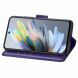 Чехол UniCase Butterfly Pattern для Motorola Moto G35 - Dark Purple (367911DV). Фото 3 из 7