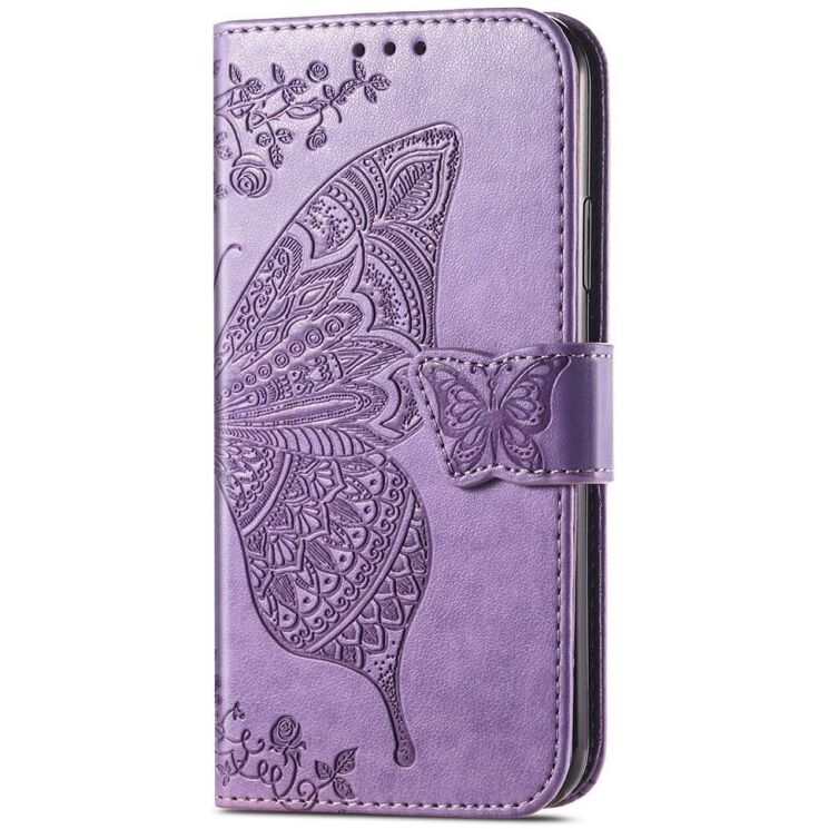 Чохол UniCase Butterfly Pattern для Samsung Galaxy A05 (A055) - Light Purple: фото 6 з 6
