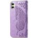 Чохол UniCase Butterfly Pattern для Samsung Galaxy A05 (A055) - Light Purple (340469LV). Фото 5 з 6