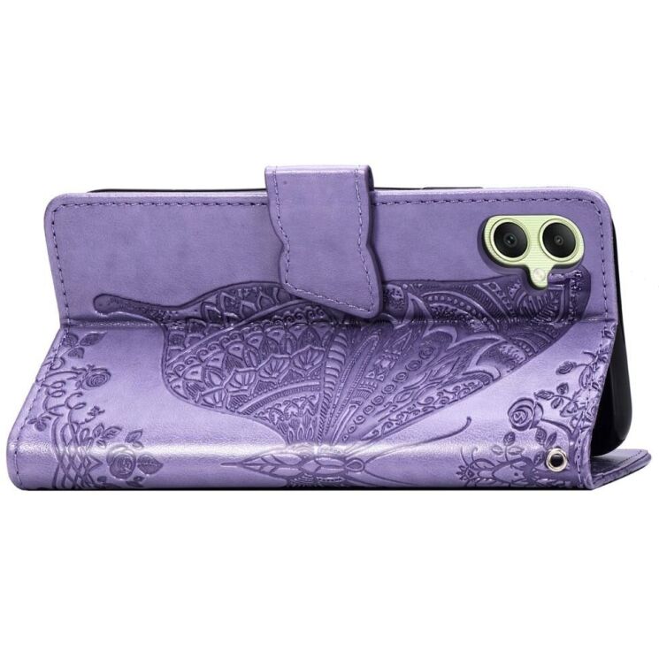 Чохол UniCase Butterfly Pattern для Samsung Galaxy A05 (A055) - Light Purple: фото 4 з 6