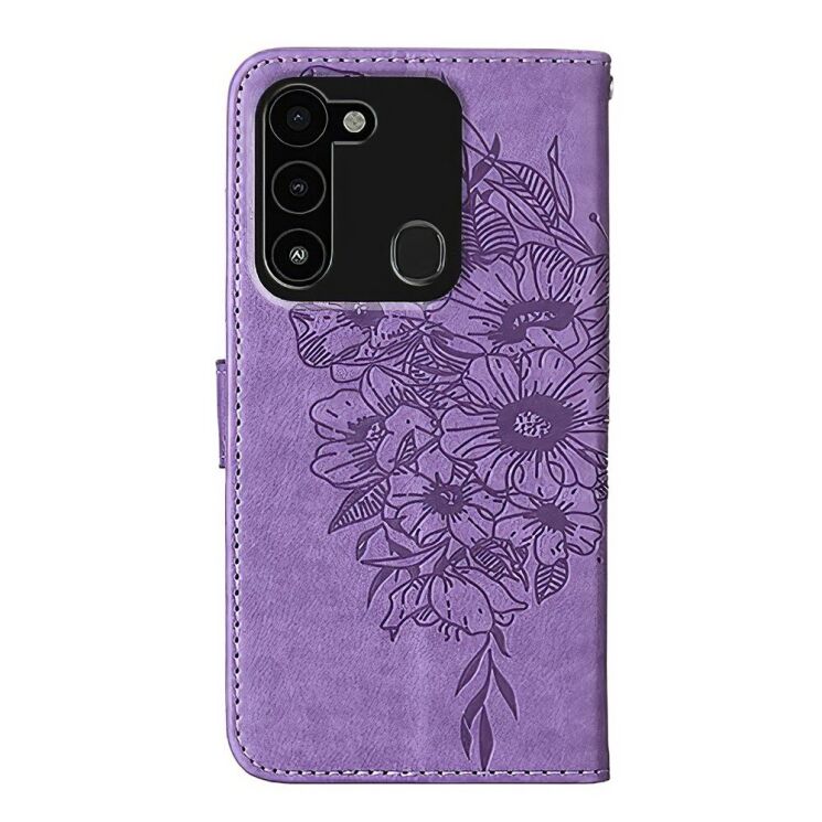Чохол UniCase Butterfly Pattern для Tecno Spark Go 2022 (KG5m) - Light Purple: фото 3 з 7