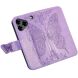Чехол UniCase Butterfly Pattern для ZTE Blade A76 - Light Purple (402907LV). Фото 4 из 10