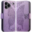 Чехол UniCase Butterfly Pattern для ZTE Blade A76 - Light Purple (402907LV)