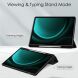 Чехол UniCase Folio Style для Samsung Galaxy Tab S9 FE Plus (X610/616) - Black (339026B). Фото 2 из 8