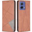 Чехол UniCase Geometric Pattern для Motorola Moto G85 - Brown (357001Z)