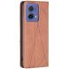 Чехол UniCase Geometric Pattern для Motorola Moto G85 - Brown (357001Z). Фото 3 из 8