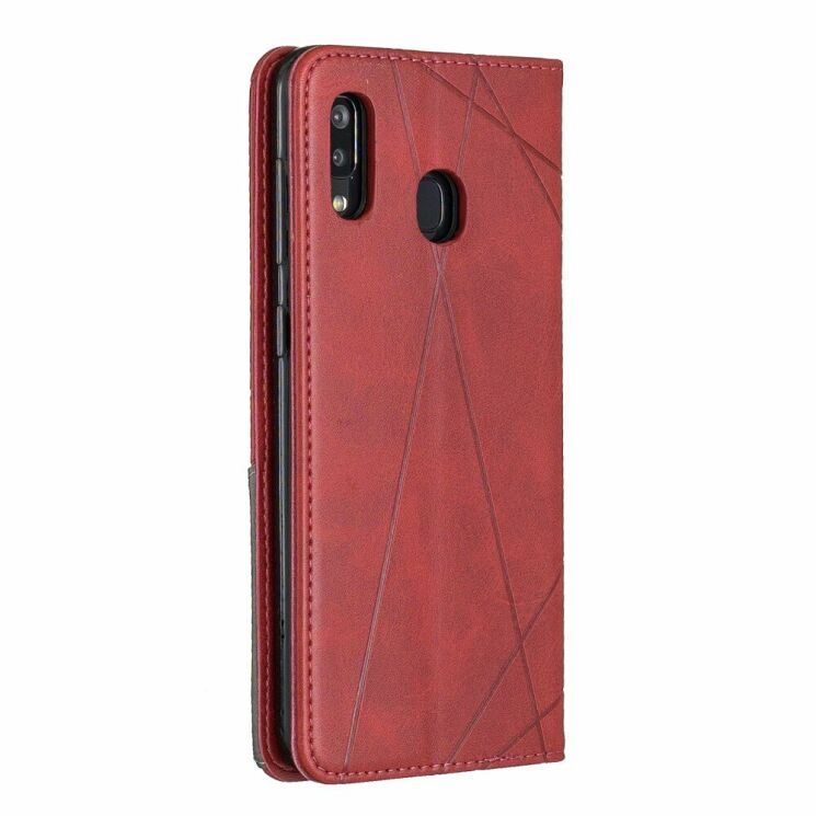 Чехол UniCase Geometric Pattern для Samsung Galaxy A20 (A205) / A30 (A305) - Red: фото 5 из 11