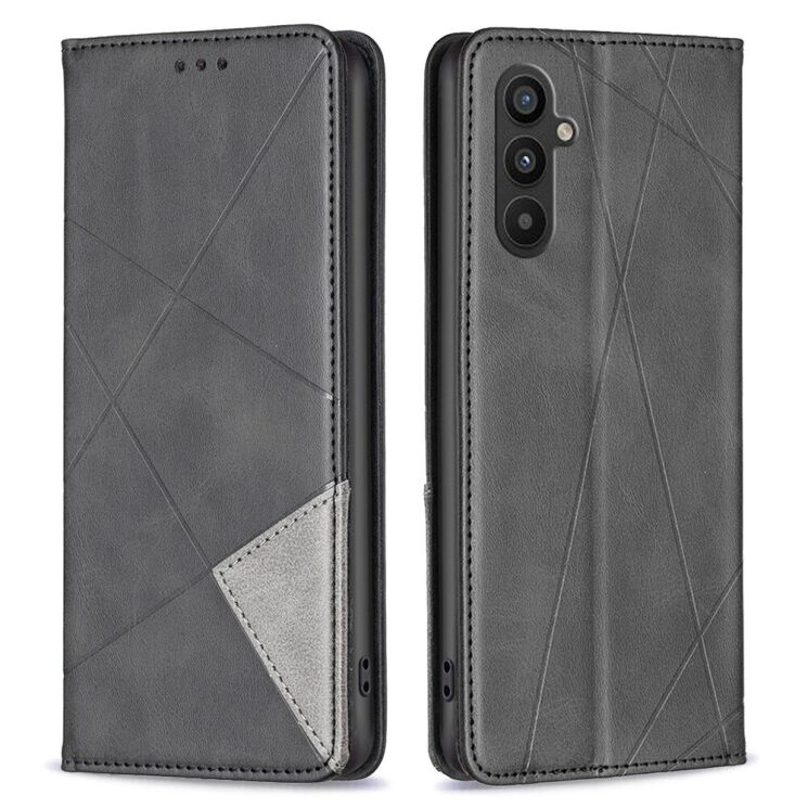 Чехол UniCase Geometric Pattern для Samsung Galaxy A34 (A346) - Black: фото 1 из 7