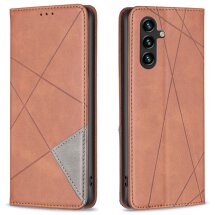 Чехол UniCase Geometric Pattern для Samsung Galaxy A36 (A366) - Brown: фото 1 из 6