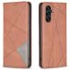 Чехол UniCase Geometric Pattern для Samsung Galaxy A36 (A366) - Brown (372063Z). Фото 1 из 6