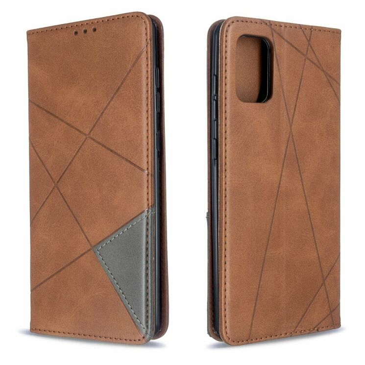Чохол UniCase Geometric Pattern для Samsung Galaxy A71 (A715) - Coffee: фото 4 з 10