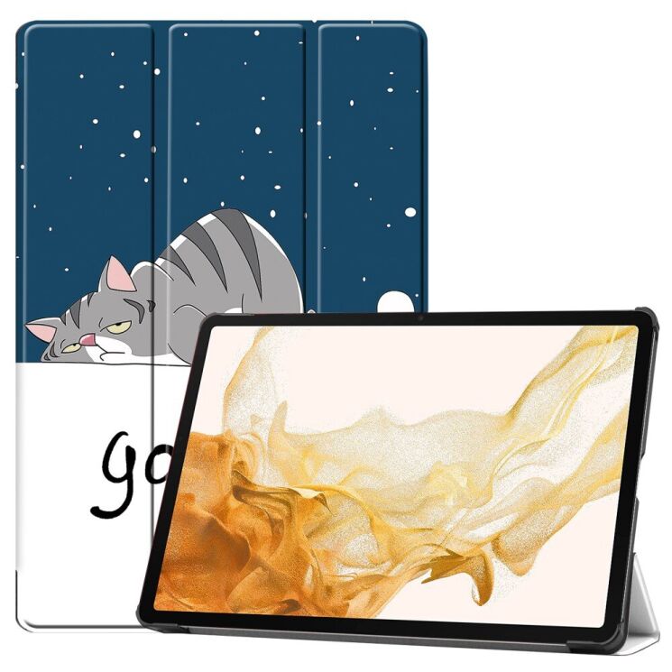 Чехол UniCase Life Style для Samsung Galaxy Tab S10 Plus - Cat: фото 1 из 9