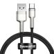 Кабель Baseus Cafule Metal USB to Type-C (66W, 1m) CAKF000101 - Black (895935B). Фото 1 з 21