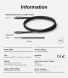 Кабель Ringke RCC-20G10 Type-C to Type-C 240W (5A, 1m) 8809961785061 - Black (896545B). Фото 17 из 20
