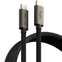 Кабель Ringke RCC-20G10 Type-C to Type-C 240W (5A, 1m) 8809961785061 - Black: фото 1 из 20