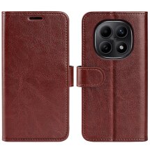 Класичний чохол-книжка Deexe Wallet Style для Xiaomi Redmi Note 15 - Brown: фото 1 з 6