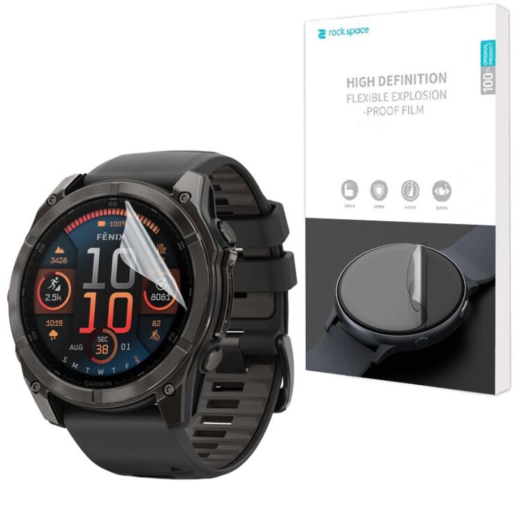 Комплект пленок (6шт) RockSpace Watch Film для Garmin Fenix 8 (51mm): фото 1 из 6