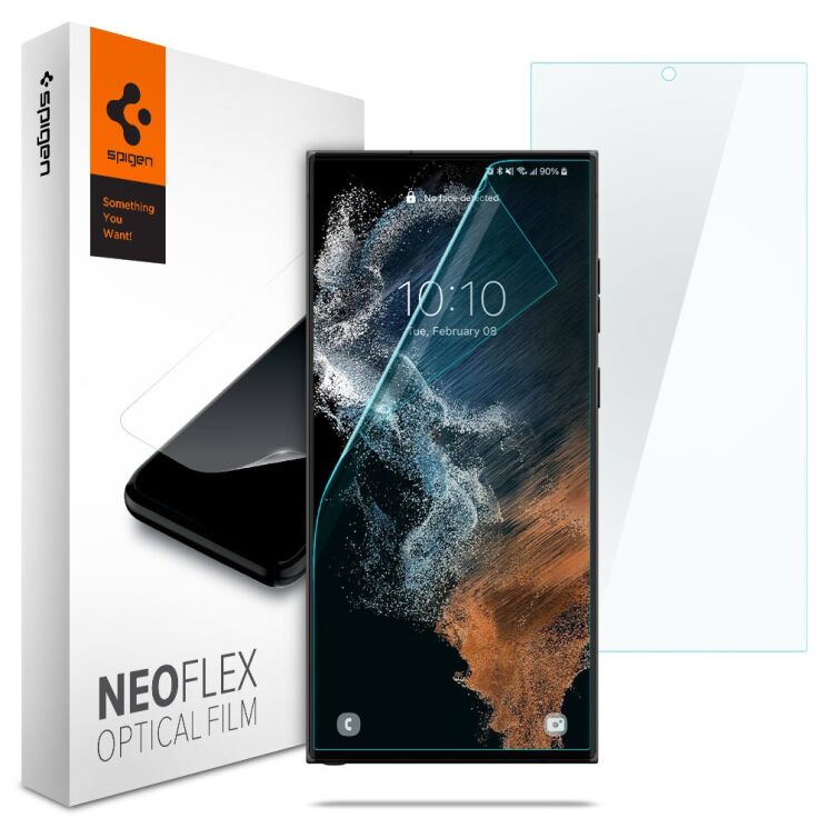 Комплект защитных пленок Spigen (SGP) Screen Protector Neo Flex Solid для Samsung Galaxy S22 Ultra (S908): фото 1 из 15