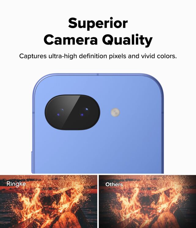 Комплект защитных стекол (2шт) Ringke Full Cover Glass для Google Pixel 10a (8800328818453) - Black: фото 6 из 12