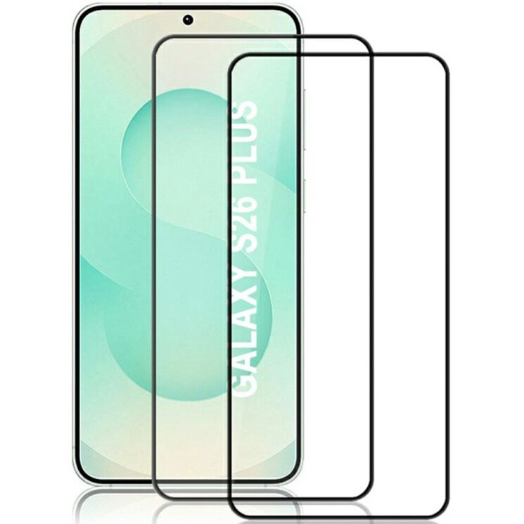 Комплект защитных стекол AMORUS Full Glue для Samsung Galaxy S26 Plus - Black (404358B) Комплект защитных стекол AMORUS Full Glue для Samsung Galaxy S26 Plus - Black: фото 1 из 9