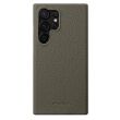 Кожаный чехол MELKCO Leather Case для Samsung Galaxy S24 Ultra (S928) - Grey (343385H)