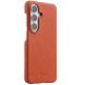 Кожаный чехол MELKCO Leather Case для Samsung Galaxy S26 (S942) - Orange (404276O). Фото 2 из 5