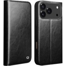 Шкіряний чохол QIALINO Classic Case для iPhone 18 Pro Max - Black: фото 1 з 13