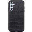 Кожаный чехол UniCase Croco Skin для Samsung Galaxy A54 (A546) - Black (319910B)