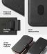 Накладной чехол-кошелек Ringke Folio Grip Wallet Magnetic для iPhone 18 Pro Max (8800380462403) - Black (423989B). Фото 11 из 14