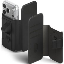 Накладной чехол-кошелек Ringke Folio Grip Wallet Magnetic для iPhone 18 Pro Max (8800380462403) - Black: фото 1 из 14