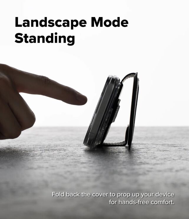 Накладной чехол-кошелек Ringke Folio Grip Wallet Magnetic для iPhone 18 Pro Max (8800380462403) - Black (423989B) Накладной чехол-кошелек Ringke Folio Grip Wallet Magnetic для iPhone 18 Pro Max (8800380462403) - Black: фото 8 из 14
