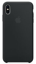 Оригінальний чохол Silicone Case для Apple iPhone XS Max (MRWE2ZM/A) - Black: фото 1 з 3