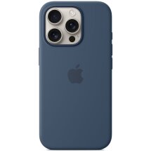 Оригинальный чехол Silicone Case with MagSafe для Apple iPhone 16 Pro (MYYK3) - Denim: фото 1 из 5