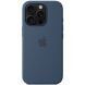 Оригинальный чехол Silicone Case with MagSafe для Apple iPhone 16 Pro (MYYK3) - Denim (366254L). Фото 2 из 5