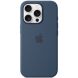 Оригинальный чехол Silicone Case with MagSafe для Apple iPhone 16 Pro (MYYK3) - Denim (366254L). Фото 4 из 5